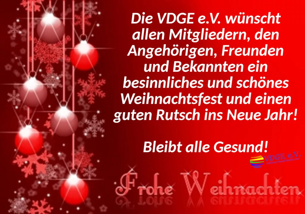 weihnachten vdge - VDGE e.V.